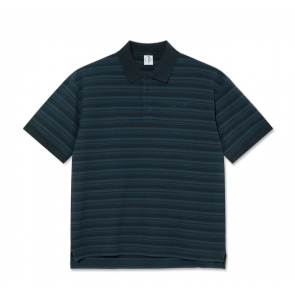 POLAR POLO UOMO SURF SHIRT STRIPE NEPTUNE BLUE