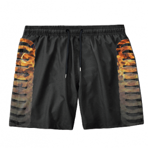 PROPAGANDA BOARDSHORT UOMO RIBS INFERNO SWIMTRUNK BLACK