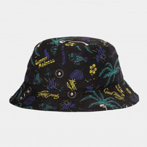 CARHARTT WIP CAPPELLO PESCATORE SYLVAN BUCKET HAT MIRAGE PRINT BLACK