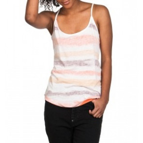 NIKITA CANOTTA DONNA GARDEN TANK WHITE/VOLCANIC RED/PEACH COBBLER/NASTURTIUM