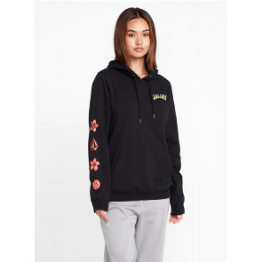 VOLCOM FELPA DONNA TRULY DEALHOODIE BLACK