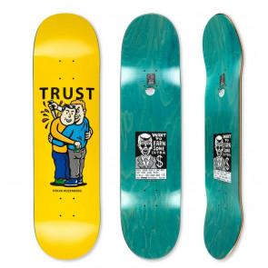 POLAR TAVOLA SKATEBOARD OSKAR ROZEMBERG TRUST YELLOW 8.375"