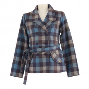 DC GIACCA DONNA UPTOWN BLUE PLAID