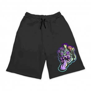 UZTZU SHORTS UOMO MONSTER BLACK