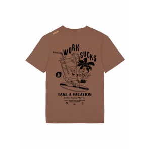 PICTURE T-SHIRT UOMO VACATION RUSTIC BROWN