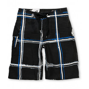 VOLCOM BOARDSHORT RAGAZZO MAGURO PLAID  BLK