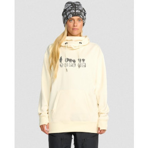 VOLCOM FELPA DONNA HYDRO RIDING HOODIE P/O BONE