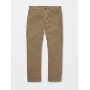 VOLCOM PANTALONI UOMO SOLVER 5 POCKET CORDUROY KHAKI