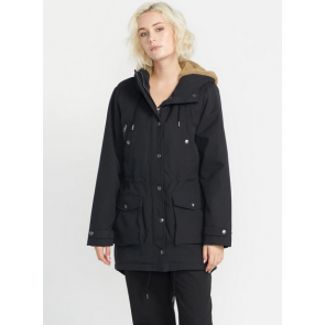 VOLCOM GIACCA DONNA WALK ON BY 5K PARKA BLACK