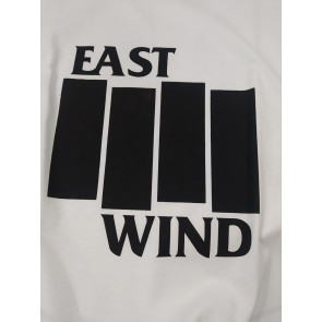 EAST WIND T-SHIRT UOMO BLACK FLAG WHITE