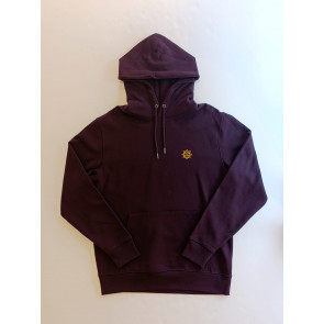 EAST WIND FELPA UOMO CAP LOGO RED BROWN