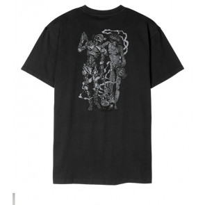 SANTA CRUZ T-SHIRT UOMO WOOTEN DUO BLACK