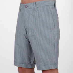 IRIEDAILY SHORTS UOMO GOLFER PLAID SHORT BLUEGREY