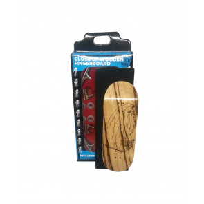 CLOSE UP FINGERBOARD ZEBRA WOOD SKULL
