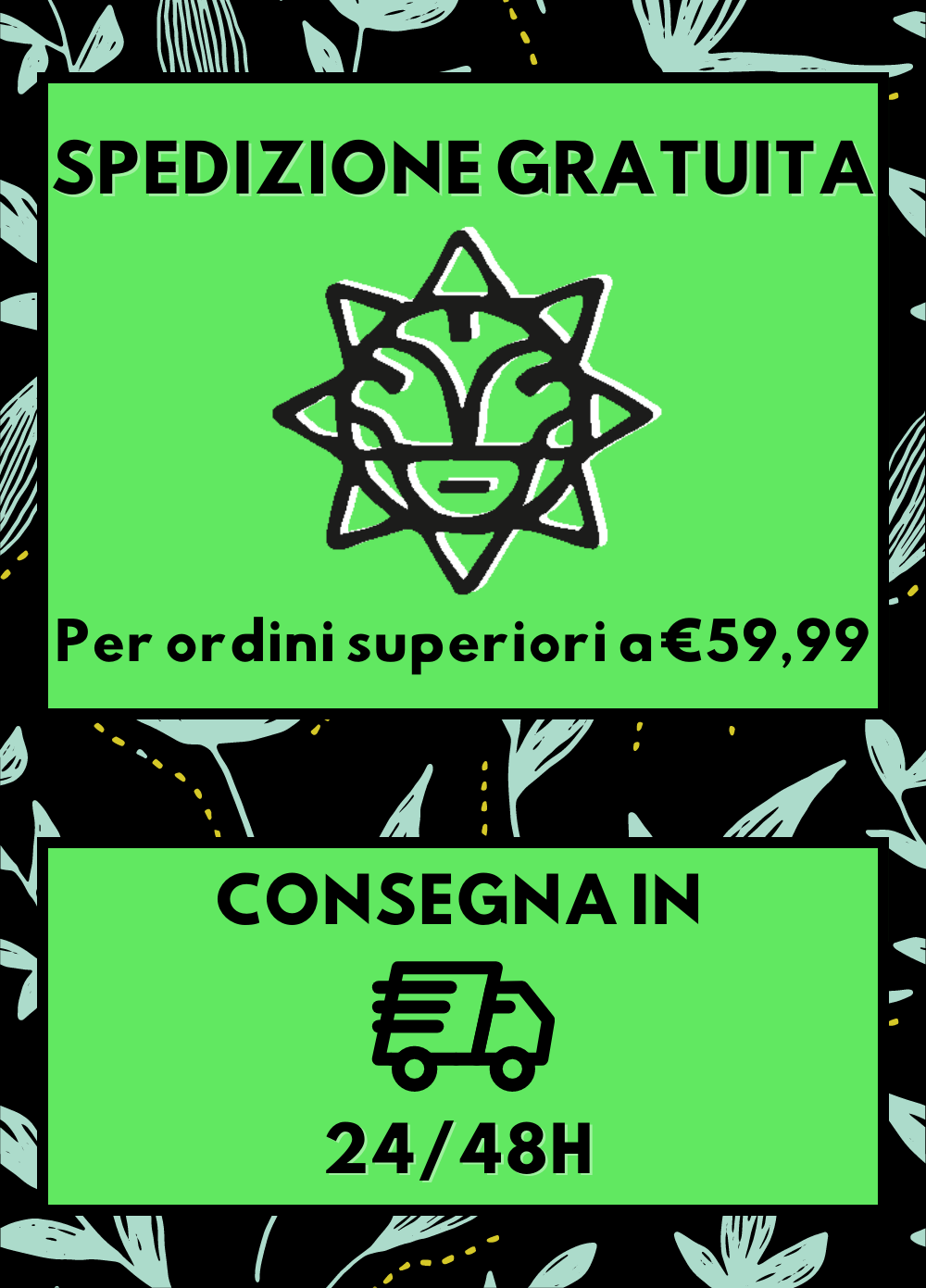 SPEDIZIONI GRATUITE per ordini superiori ai 59,99 euro. CONSEGNA IN 24/48H